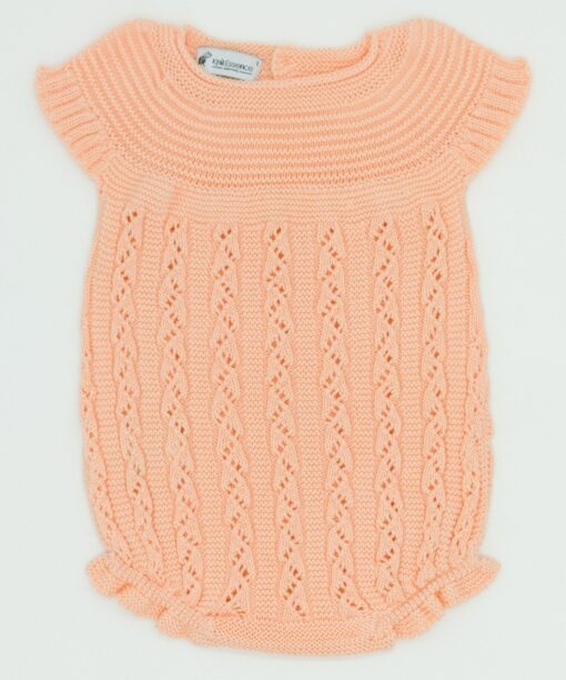 Pelele tiras caladas – Colección A - VERDE CLARO, 6M